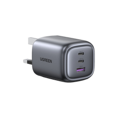 شاحن Ugreen 65W بثلاث منافذ | Ugreen USB-A+2*USB-C 65W GaN Tech Fast Charger