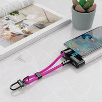 كيبل جرين لايون على شكل مدالية من يو اس بي سي الى يو اس بي سي بقدرة شحن 60 واط | Green Lion Keychain Lanyard USB-C to USB-C 60W