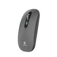 Master Wireless Mouse 1600 DPI Battery Display Black-Top