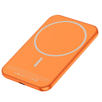 باور بانك جرين لايون ألترا سليم ماج 4000 مللي أمبير - برتقالي | Green Lion Ultra Slim Mag 4000mAh Power Bank - Orange