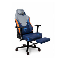 Master Gaming Chair 5D Armrest Metal Base Blue-Side