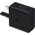شاحن سامسونج بقدرة شحن 25 واط بمقبس ثلاثي - اسود | Samsung 25W PD USB-C Adapter 3-Pin – Black
