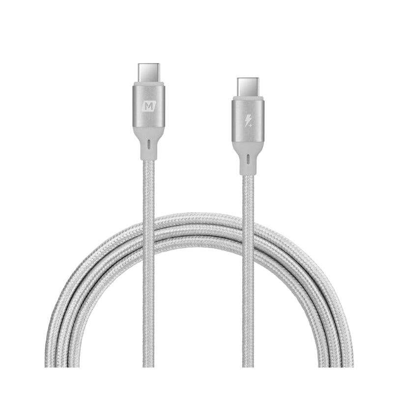 كيبل موماكس جو لينك تايب سي الى تايب سي بقدرة شحن 100 واط و طول 1.2 متر  | Momax GoLink USB-C to USB-C PD 100W Braided Cable (1.2M)