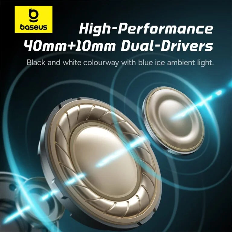 سماعات جيمنج Baseus GoPlay 1+ Max Gaming Headphones White