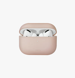 UNIQ Lino liquid silicone AirPods Pro case Misty Rose