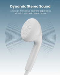 Moxedo Wired Lightning Earphone - White