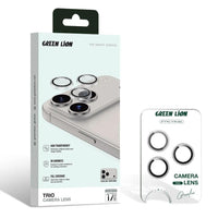 واقي عدسة الكاميرا جرين لايون Trio لهاتف ايفون 17 برو / برو ماكس - شفاف | Green Lion Trio Camera Lens For iPhone 17 Pro / 17 Pro Max - Clear