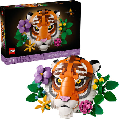 ليغو آرت مجموعة الحيوانات - النمر | LEGO Art The Fauna Collection – Tiger 31217