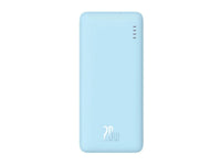 Baseus Airpow Power Bank 20000mAh 20W Purple with Cable - بطارية بيسوس إيربو المحمولة 20000 مللي أمبير 20 واط بنفسجي مع كابل
