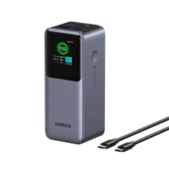 باور بانك يو جرين نيكسود بسعة 20,000 مللي امبير وبقدرة شحن 130 واط مع شاشة ذكية | UGREEN Nexode Power Bank 20000mAh 130W with Smart Digital Display