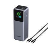 باور بانك يو جرين نيكسود بسعة 25,000 مللي امبير وبقدرة شحن 200 واط مع شاشة ذكية | UGREEN Nexode Power Bank 25000mAh 200W with Smart Digital Display