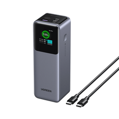 باور بانك يو جرين نيكسود بسعة 25,000 مللي امبير وبقدرة شحن 200 واط مع شاشة ذكية | UGREEN Nexode Power Bank 25000mAh 200W with Smart Digital Display