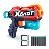 زورو إكس شوت إكسل كيك باك مع 8 طلقات | ZURU X-Shot Excel Kickback Blaster 36184