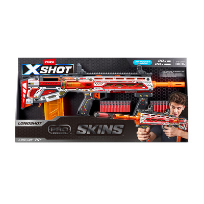 زورو إكس شوت برو لونغ شوت مع 40 طلقة | ZURU X-Shot Pro Longshot Blaster 36600