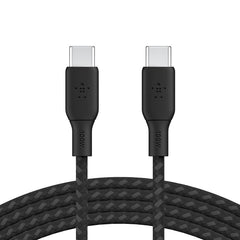 كيبل بيلكن BoostCharge تايب سي الى تايب سي بقدرة شحن 100 واط وطول 2 متر | Belkin BoostCharge USB-C to USB-C Cable 100W 2m