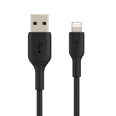 كيبل بيلكن BoostCharge يو اس بي اي الى لايتننغ بطول 1 متر - عدد 2 | Belkin BoostCharge Lightning to USB-A Cable 1m – Pack of 2