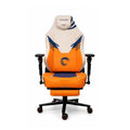 كرسي ألعاب ماستر بمساند ذراع 5D وقاعدة معدنية ومسند أقدام قابل للطي - برتقالي | Master Gaming Chair 5D Armrest Metal Base Adjustable Footrest - Orange