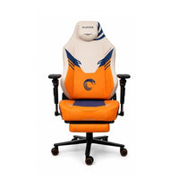 Master Gaming Chair 5D Armrest Metal Base Orange-Front