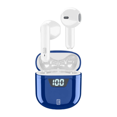 Cellularline SEEK HiFi Bluetooth Earbuds with LED Case - سماعة Cellularline SEEK بلوتوث HiFi مع شاشة بطارية