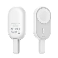 Şarjêra Bêtêl a 2-di-1ê ya Portable WiWU M20 bi Banka Hêzê ya 1200mAh - Şarjêra Bêtêl a 2-di-1ê de bi Banka Hêzê ya 1200mAh ji bo Saet û Telefonan ji WiWU