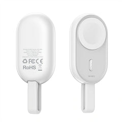 Şarjêra Bêtêl a 2-di-1ê ya Portable WiWU M20 bi Banka Hêzê ya 1200mAh - Şarjêra Bêtêl a 2-di-1ê de bi Banka Hêzê ya 1200mAh ji bo Saet û Telefonan ji WiWU