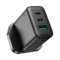 JOYROOM JR-TCF10 32W 2C1A Fast Charger – شاحن جويروم سريع 32 واط بمنفذين تايب سي ومنفذ يو اس بي