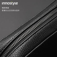 innoStyle Luxleather Crossbody Sling Bag with Shoulder Strap - PLS-21BLK | حقيبة انوستايل لوكس ليذر كروس بودي بحزام كتف - أسود