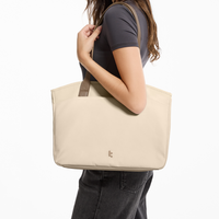 tomtoc Versatile-T23 10L tote khaki beige compartments