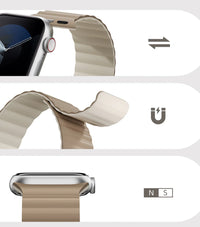 Innostyle MagFlex 100 Reversible Magnetic Strap 42/44/45/49 | سوار ساعة ابل مغناطيسي قابل للعكس