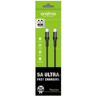 Oraimo PlusLine OCD-173CC USB-C to USB-C Cable 3m Grey - Angle