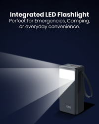 Moxedo 40,000mAh 65W power station - LED flashlight