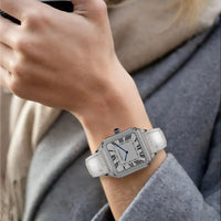 ساعة جرين لايون هيلوكس الذكية مع حزام إضافي - فضي | Green Lion Hilux Smart Watch with Extra Strap - Silver