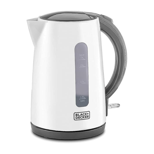 غلاية كهربائية بلاك أند ديكر اللاسلكية بسعة 1.7 لتر | Black+Decker Lightweight 1.7L cordless kettle