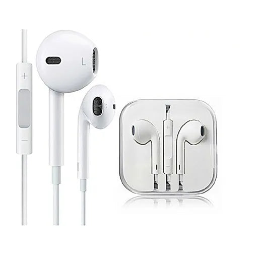 سماعات أذن ويوو EB101 سلكية 3.5 ملم إرجونومية - أبيض | WiWU Wired Earphone EB101 3.5mm Ergonomic Earbuds - White