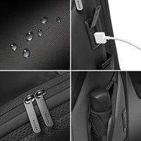 حقيبة ظهر بانجي رادينت للابتوب بحجم 15.6 انش متعددة الاقسام للاعمال - اسود | Bange Radiant 15.6" Business Multi Compartment Laptop Backpack – Black