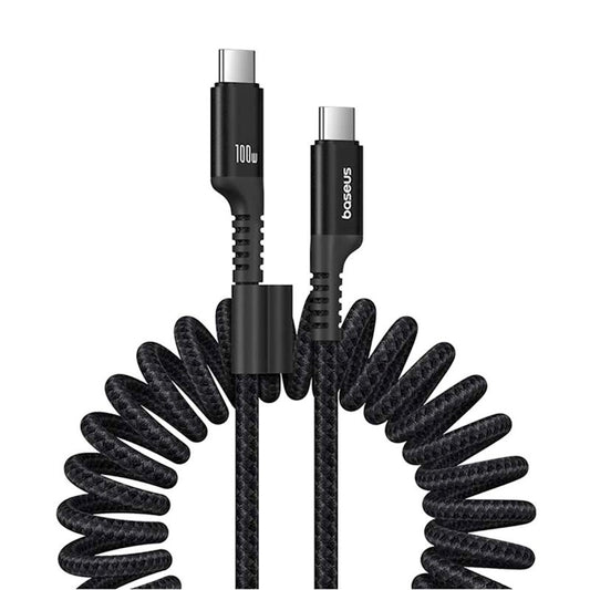 Baseus Fish-Eye Charging Data Cable USB-C to USB-C 100W | كابل بيسوس فيش آي USB-C إلى USB-C 100 واط