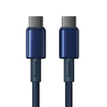 Baseus Tungsten Gold Fast Charging Cable Type-C to Type-C 100W 2m  | كابل تايب سي بيسوس تنجستن جولد شحن سريع 100 واط 2 متر -