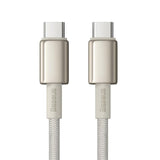 كابل شحن سريع Baseus Tungsten Gold من Type-C إلى Type-C بقدرة 100 واط 2 متر - ذهبي
Baseus Tungsten Gold Fast Charging Data Cable Type-C to Type-C 100W 2m Titanium Galaxy Gold