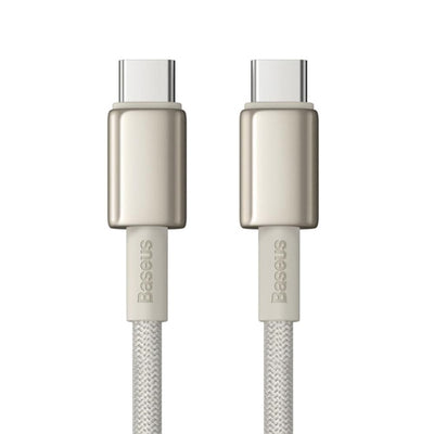 كابل شحن سريع Baseus Tungsten Gold من Type-C إلى Type-C بقدرة 100 واط 2 متر - ذهبي
Baseus Tungsten Gold Fast Charging Data Cable Type-C to Type-C 100W 2m Titanium Galaxy Gold