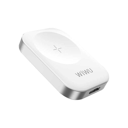 شاحن ويوو M16 لاسلكي محمول لساعة ابل - ابيض | WiWU M16 Apple Watch Wireless Charger - White