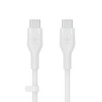 كيبل بيلكن سيليكون تايب سي الى تايب سي بطول 1 متر | Belkin USB-C to USB-C Silicone Cable 1M