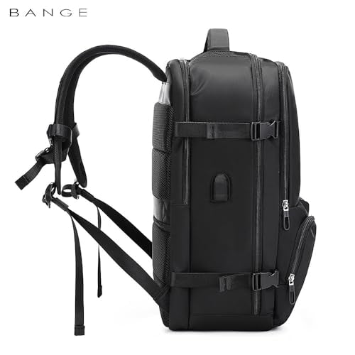 Çenteya Piştê ya Laptopê ya Dijî Dizînê ya Bange 1800 ji bo Mêr û Jinan - Reş