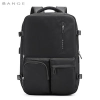 حقيبة ظهر بانجي 1800 مضادة للسرقة للرجال والنساء - اسود | BANGE 1800 Men & Women Anti-Theft Laptop Backpack – Black