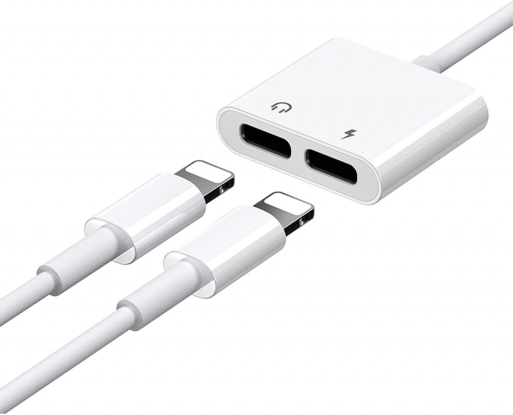 JOYROOM Adaptora Lightning bo Dual Lightning 2-di-1 de