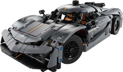 LEGO Technic Koenigsegg Jesko Absolut Gray Hypercar 42173 - set image