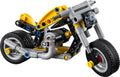 ليغو تكنيك الدراجة النارية الصفراء | LEGO Technic Yellow Motorcycle 42225