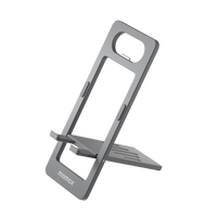 Momax KH9E Fold Stand Phone Stand Space Grey - Front