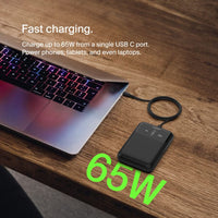 باور بانك بيلكن بثلاث منافذ وبسعة 20 الف مللي أمبير | Belkin BoostCharge Pro 3-Port Laptop Power Bank 20K