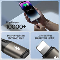JOYROOM S-A25 18W 18W Kabloya Daneyên Şarjkirina Bilez a USB-A bo Lightning - 1.2m - Reş | JOYROOM S-A25 3A 18W Kabloya Daneyên Şarjkirina Bilez a USB-A bo Lightning 1.2m – Reş