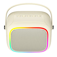 Axaftvana Bluetooth-ê ya Mini Karaoke Havit SK818BT Bej - Axaftvana Bluetooth-ê ya Mini Karaoke ya Havit bi Rengê Bej